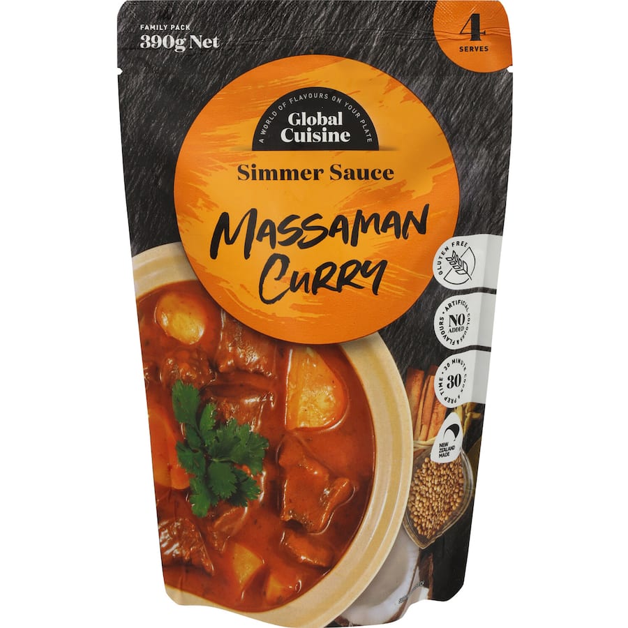 Global Cuisine Simmer Sauce Massaman Curry 390g