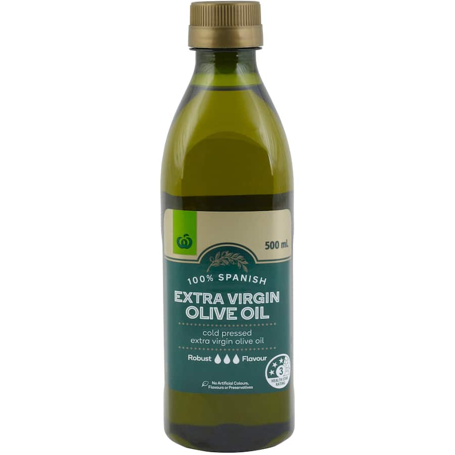 Woolworths Olive Oil Extra Virgin 500mL