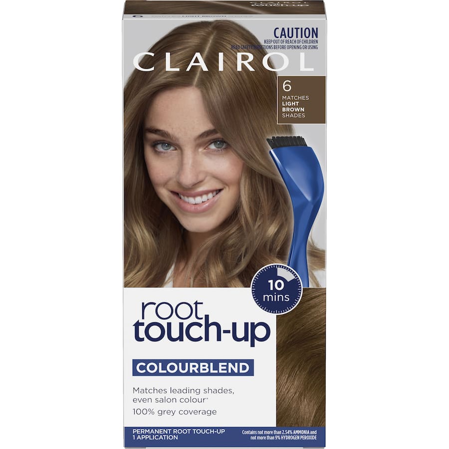 Clairol Nice N Easy Hair Colour Root Touch Up Light Brown 6 1pack
