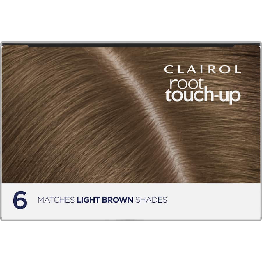 Clairol Nice N Easy Hair Colour Root Touch Up Light Brown 6 1pack