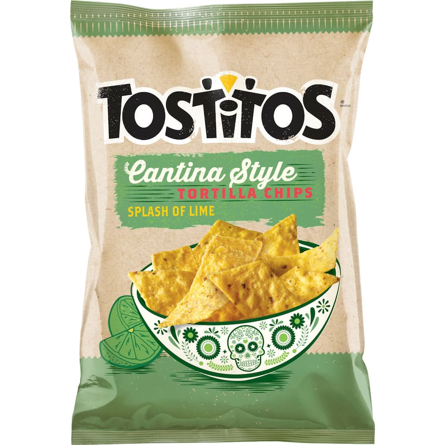 Tostitos Corn Chips Splash Of Lime 175g