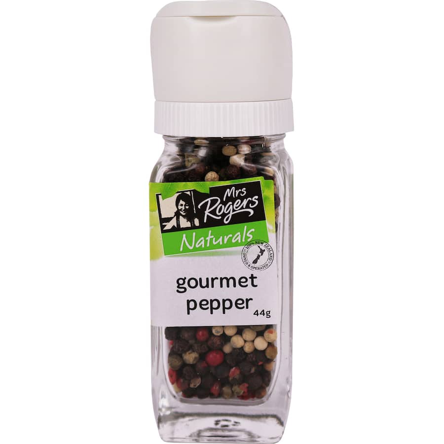 Mrs Rogers Naturals Peppercorns Gourmet Grinder 44g