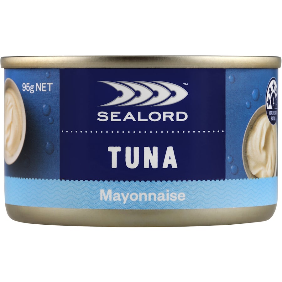 Sealord Sensations Tuna in Mayonnaise with creamy texture, perfect for sandwiches, salads, or quick meals straight from the can.