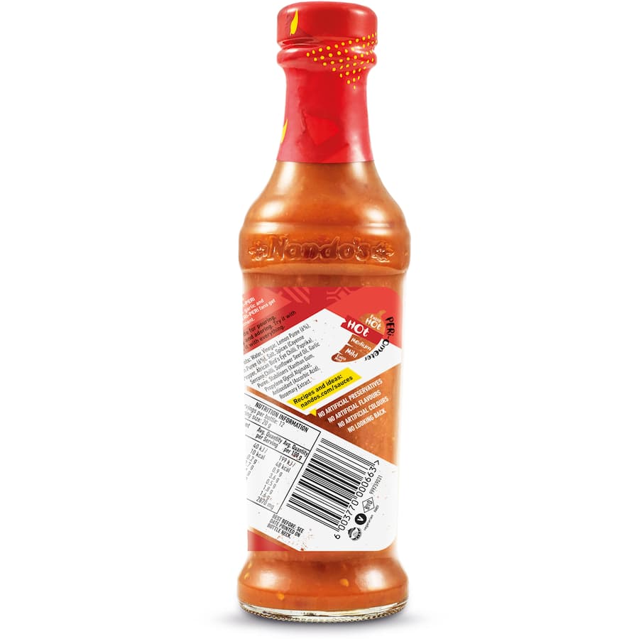 Nandos Peri Peri Sauce Hot Bottle 250mL