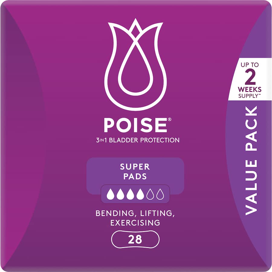 Poise Pads Super 28pack