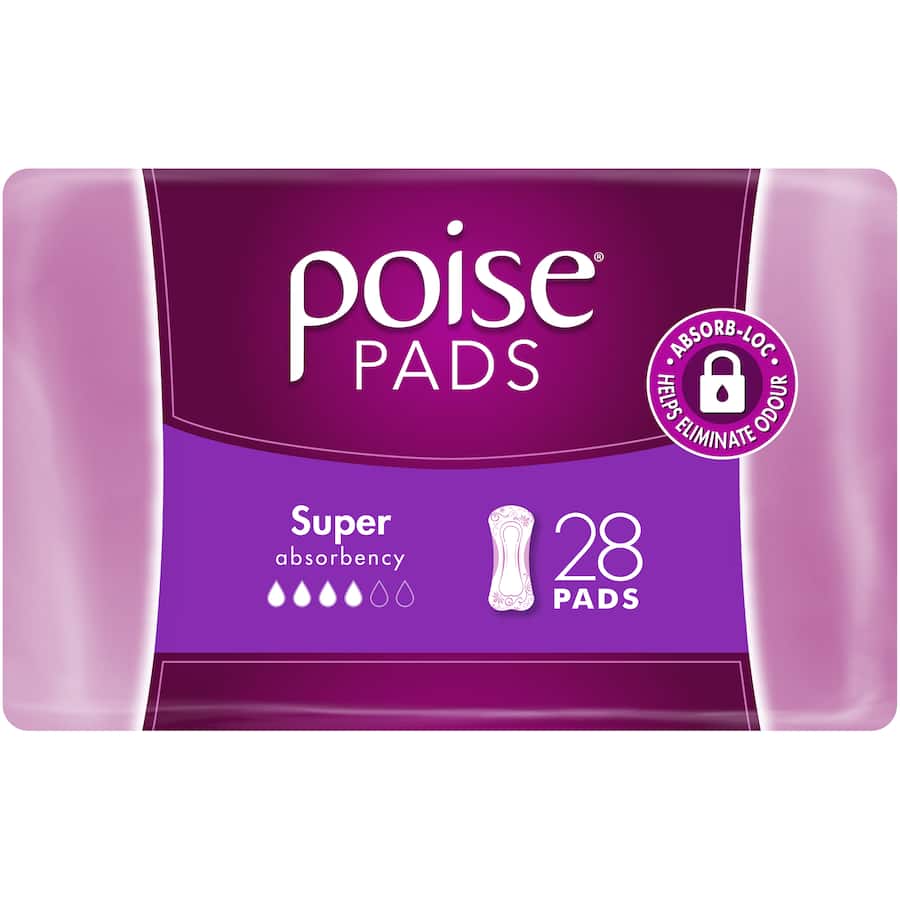 Poise Pads Super 28pack