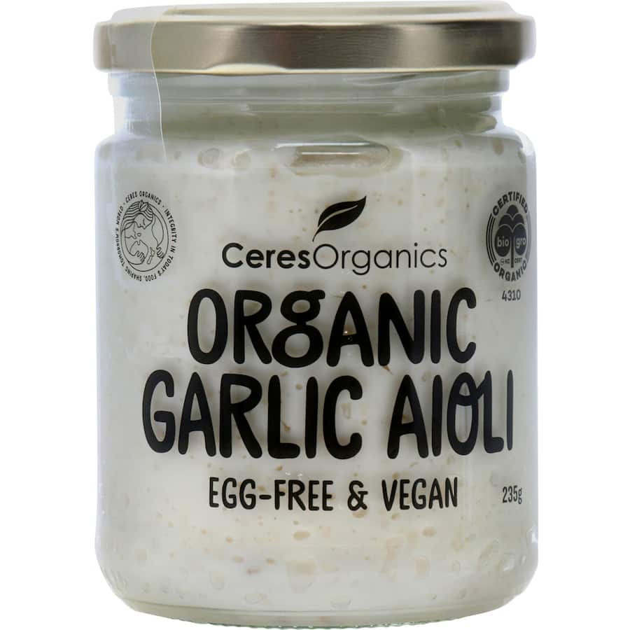 Ceres Organics Aioli Garlic Egg Free & Vegan