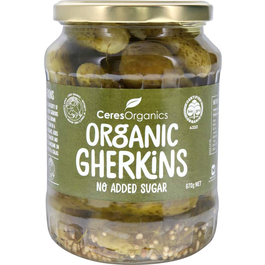 Ceres Organics Gherkins 670g