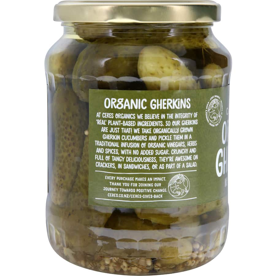Ceres Organics Gherkins  670g