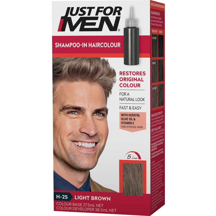 Just For Men Hair Colour Light Brown 100g