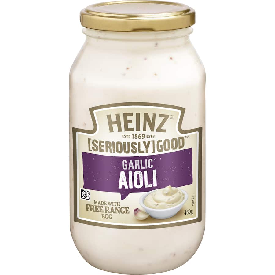 Heinz Seriously Good Aioli Garlic Jar 460g