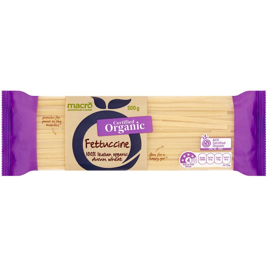 Macro Organic Pasta Fettuccine