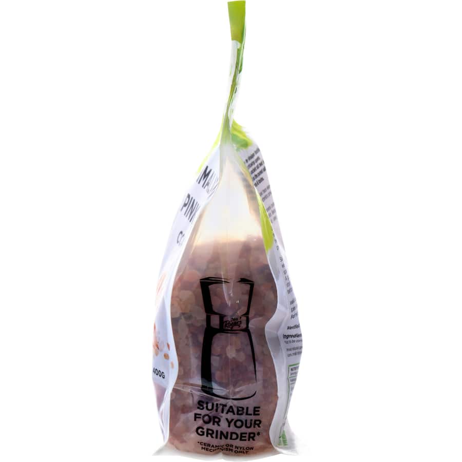 Mrs Rogers Naturals Himalayan Pink Salt Coarse Resealable bag 400g