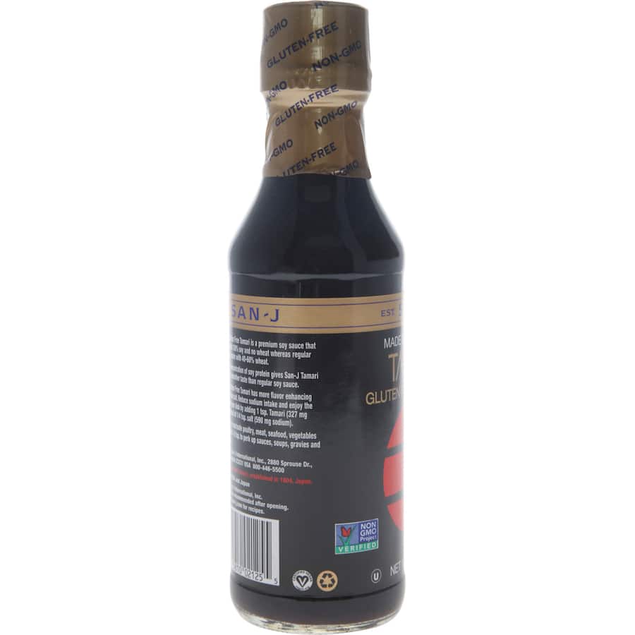 San-j Soy Sauce Tamari Gluten Free Bottle 296mL