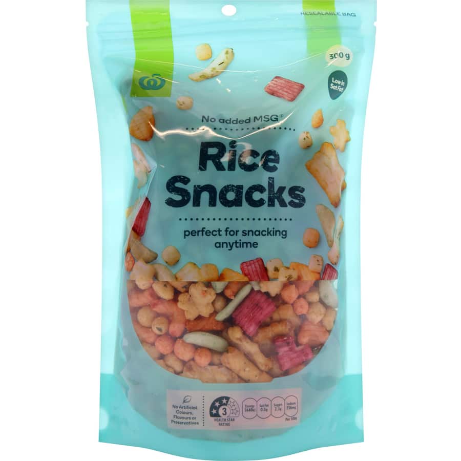 Woolworths Rice Snacks 300g