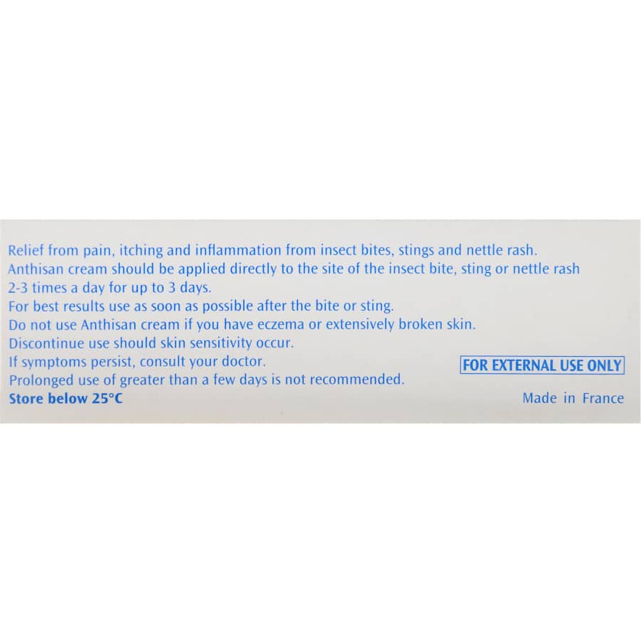 Anthisan Antihistamine Cream 25g