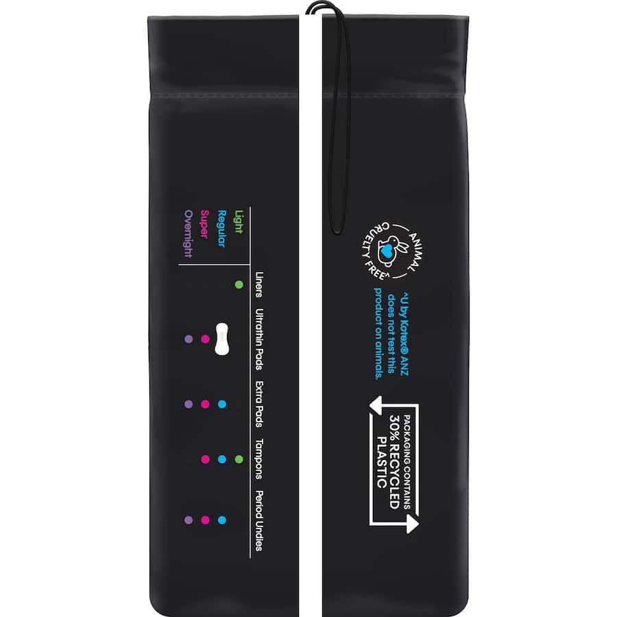 U By Kotex Ultra Thin Pads No Wings offer discreet, comfortable protection with rapid-dry core for medium flow days.