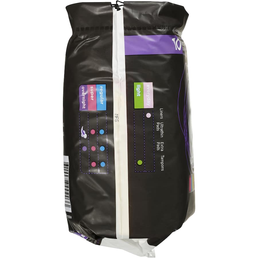 U By Kotex Ultra Thins Overnight Pads with Wings provide maximum absorbency and comfort for heavy flow during the night.