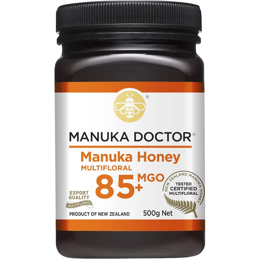 Manuka Doctor Multifloral Honey Mgo 85+ 500g