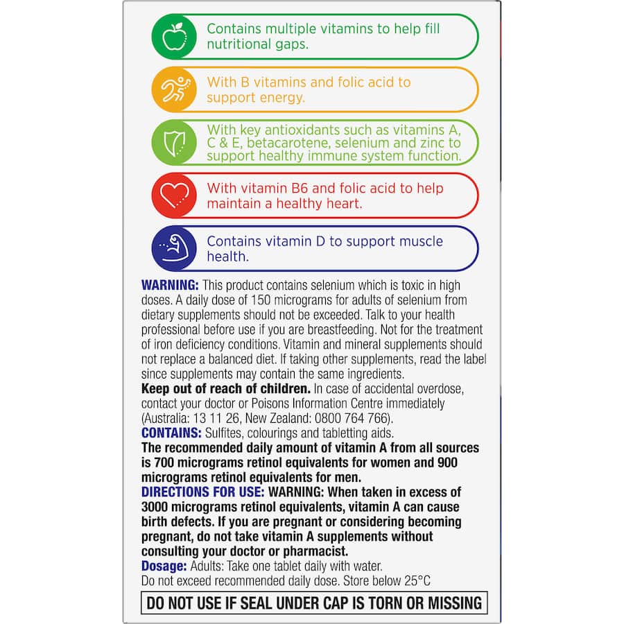 Centrum Men Daily Multivitamin: supports men’s health with essential vitamins for muscle, energy, immunity, and heart health.
