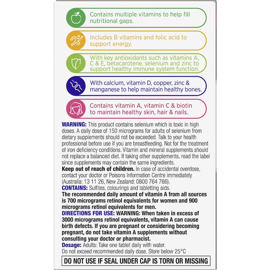 Centrum Women Daily Multivitamin: tailored nutrients for women’s health, supports bones, skin, energy, and immunity.