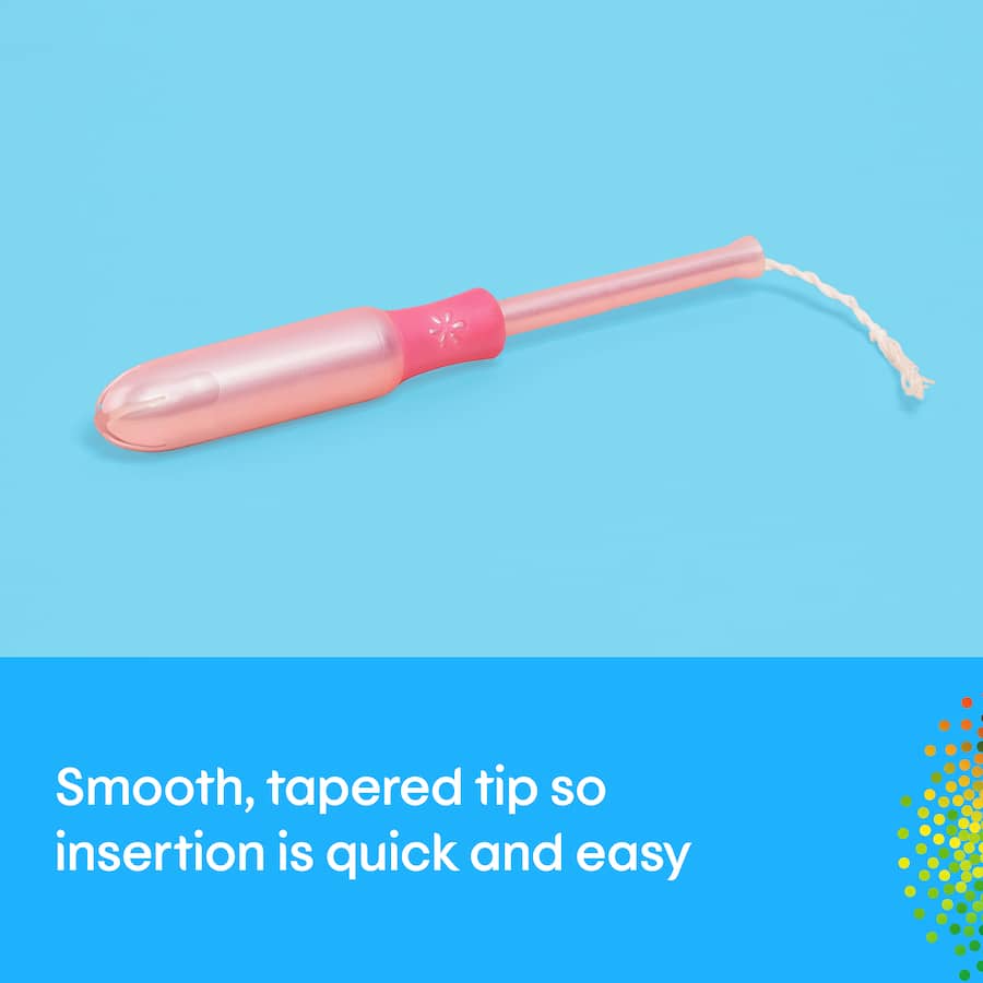 U By Kotex Regular Tampons with applicator, offering comfort and reliable protection for light to moderate flow days.