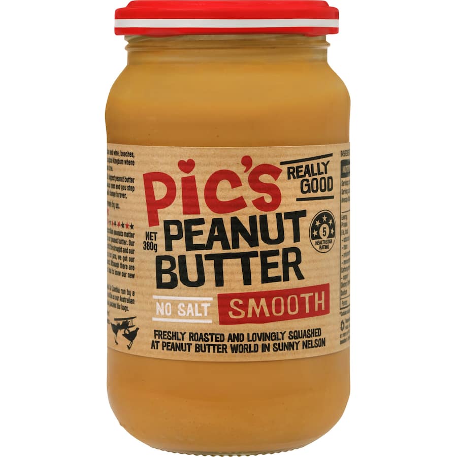 Pics Really Good Peanut Butter Smooth Unsalted 380g