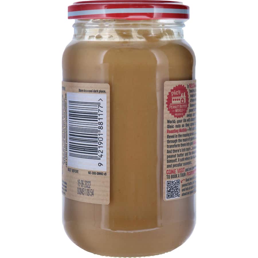 Pics Really Good Peanut Butter Smooth Unsalted 380g