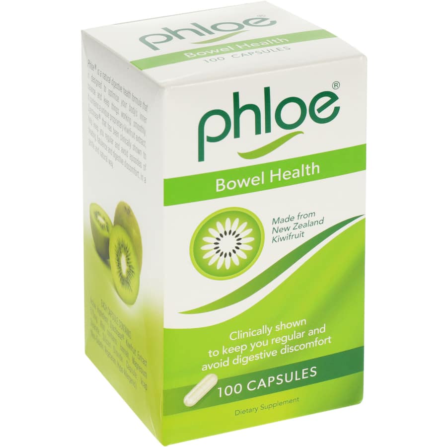 Phloe Bowel Care Dietary Supplement Capsules 100pack