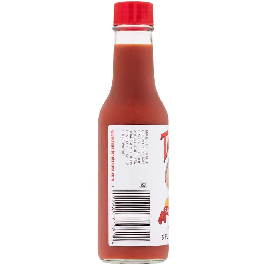 Bottles of Tapatio Mexican Hot Sauce showcasing its vibrant red color and ideal for spicing up various dishes.