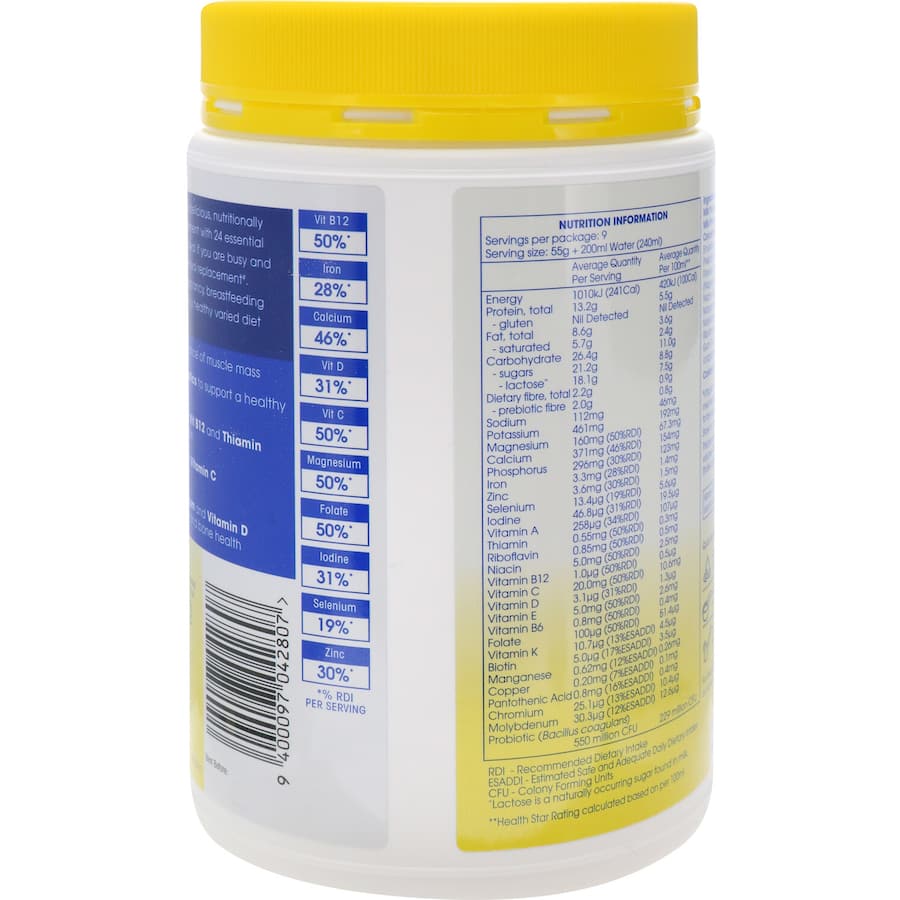 Healtheries Vitaplan Nutrition Shake Vanilla Flavoured 500g