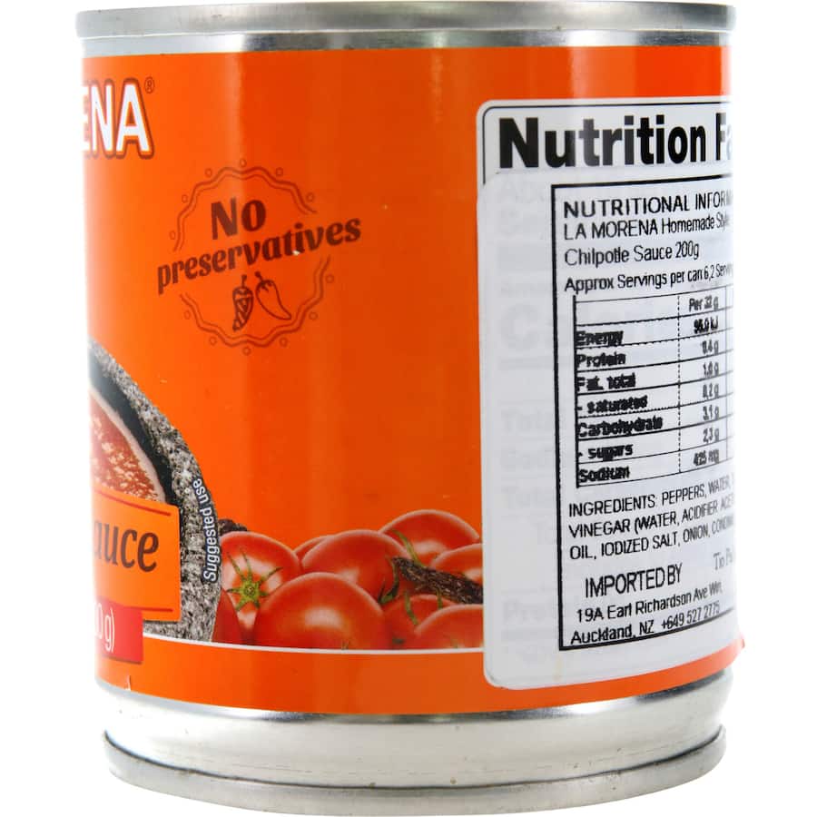 La Morena Chipotle Sauce Tin 200g
