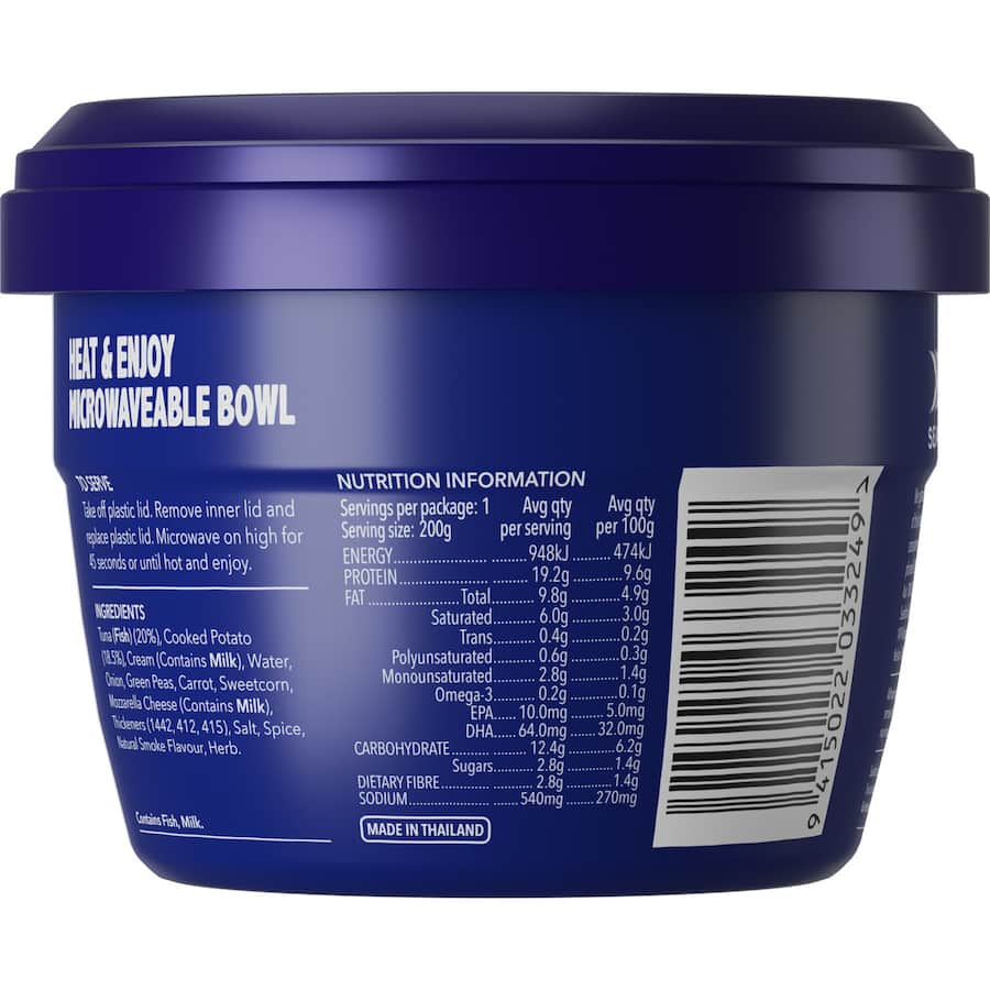 Sealord Heat & Eat Tuna Fish Pie Pottle 200g
