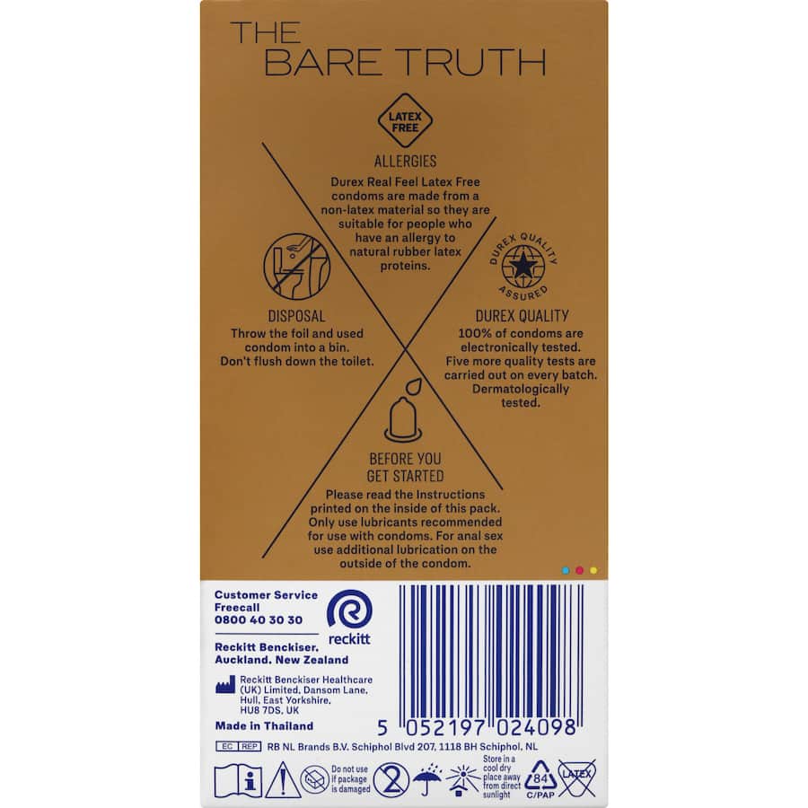 Durex Condoms Real Feel 8pack