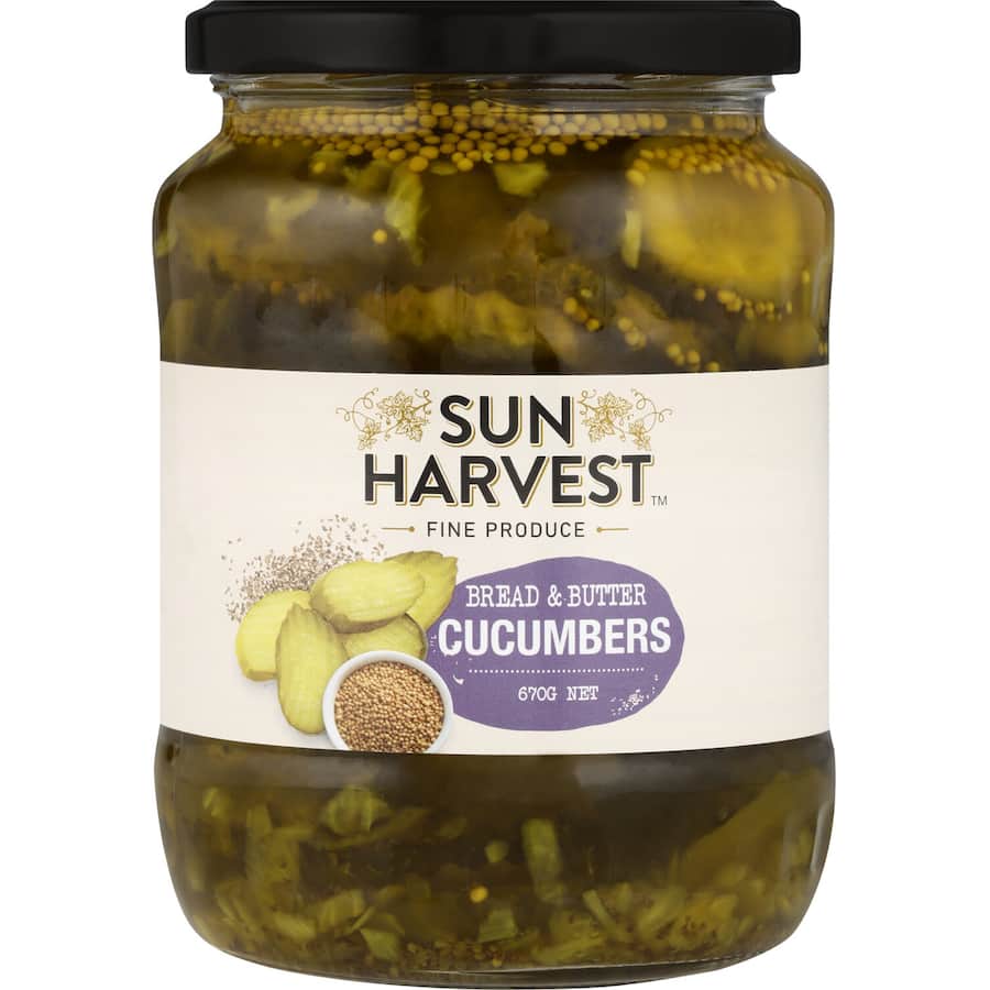 Sun Harvest Cucumbers Bread & Butter 670g