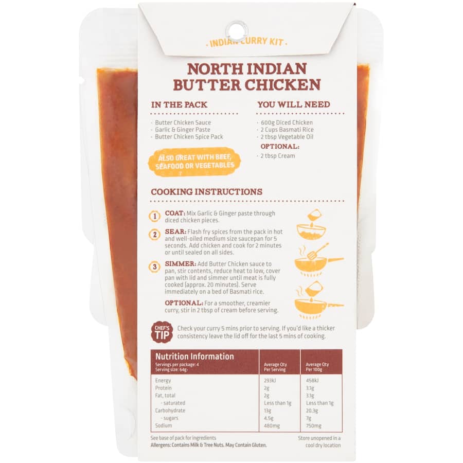 Street Kitchen Recipe Base North Indian Butter Chicken Packet 255g