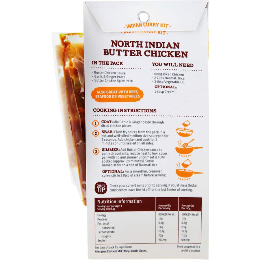 Street Kitchen Recipe Base North Indian Butter Chicken Packet 255g