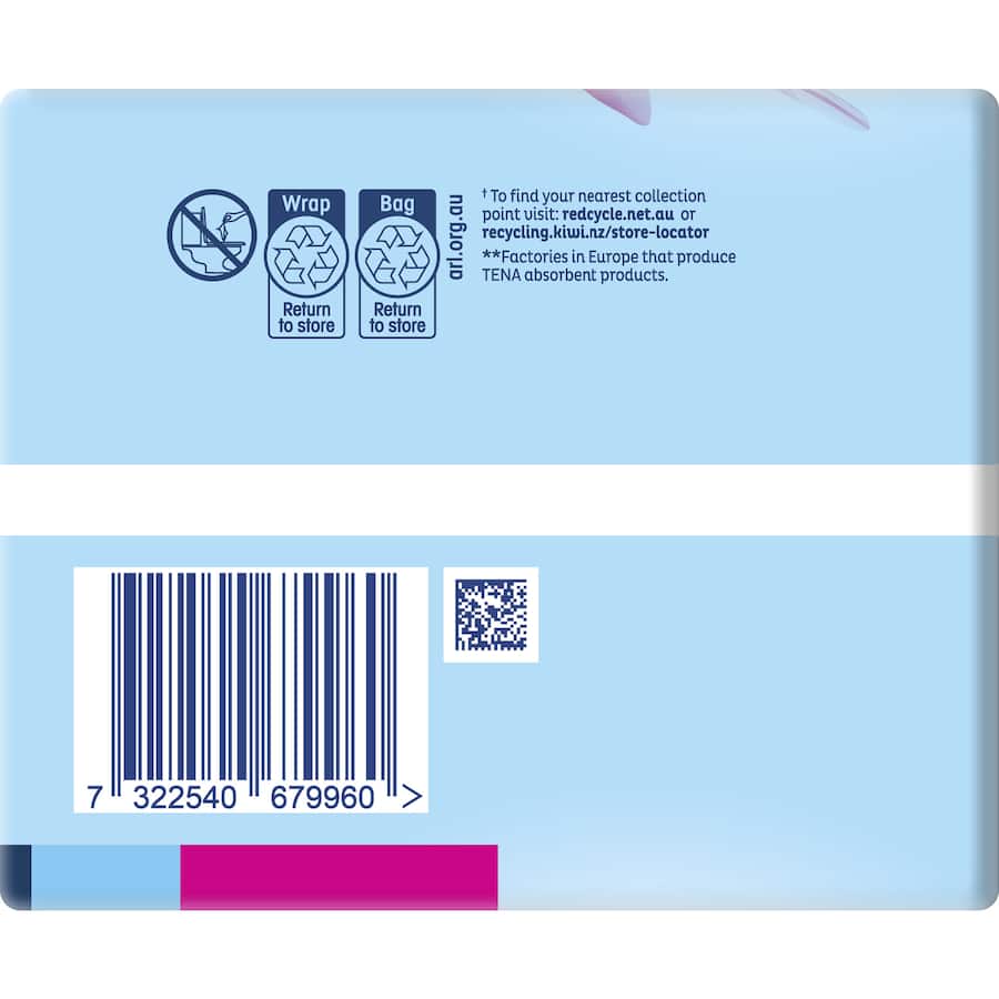 Tena Womens Continence Pads Maxi Pads Instadry 6pack