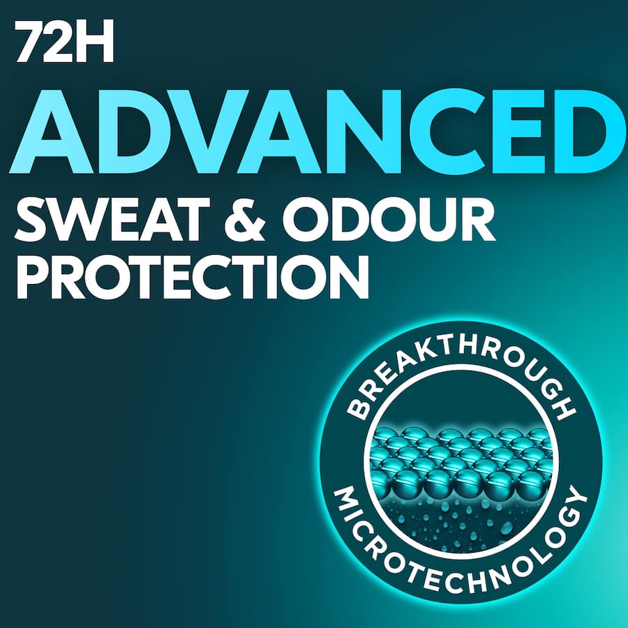 Rexona For Men Deodorant: 72-hour antiperspirant with MotionSense technology for all-day freshness and confidence.