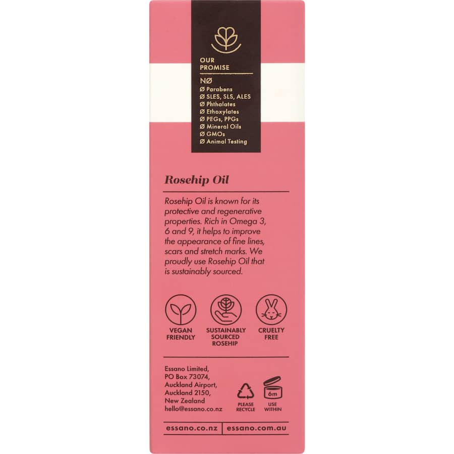 Essano Certified Organic Rosehip Oil 45mL