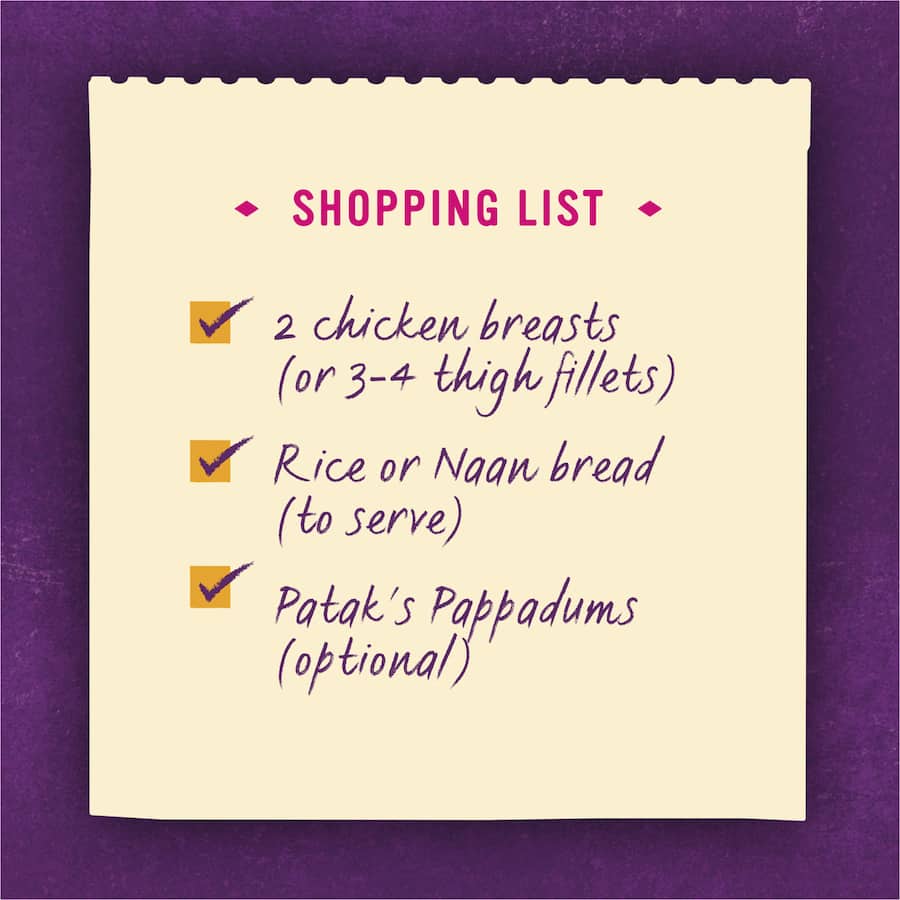 Pataks Recipe Base Butter Chicken Mild Packet 313g