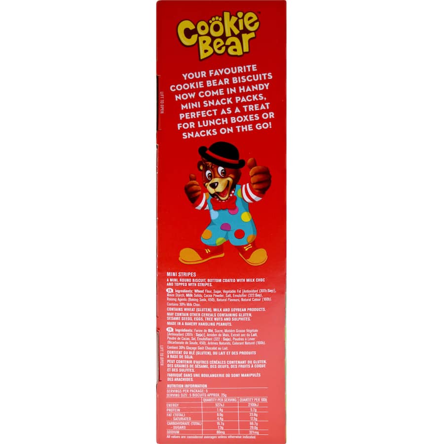 Griffin's Cookie Bear Biscuits Snack Packs 15pk 375g