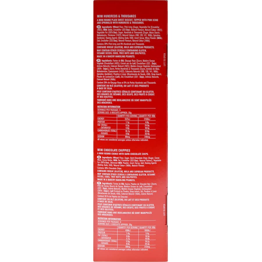 Griffin's Cookie Bear Biscuits Snack Packs 15pk 375g