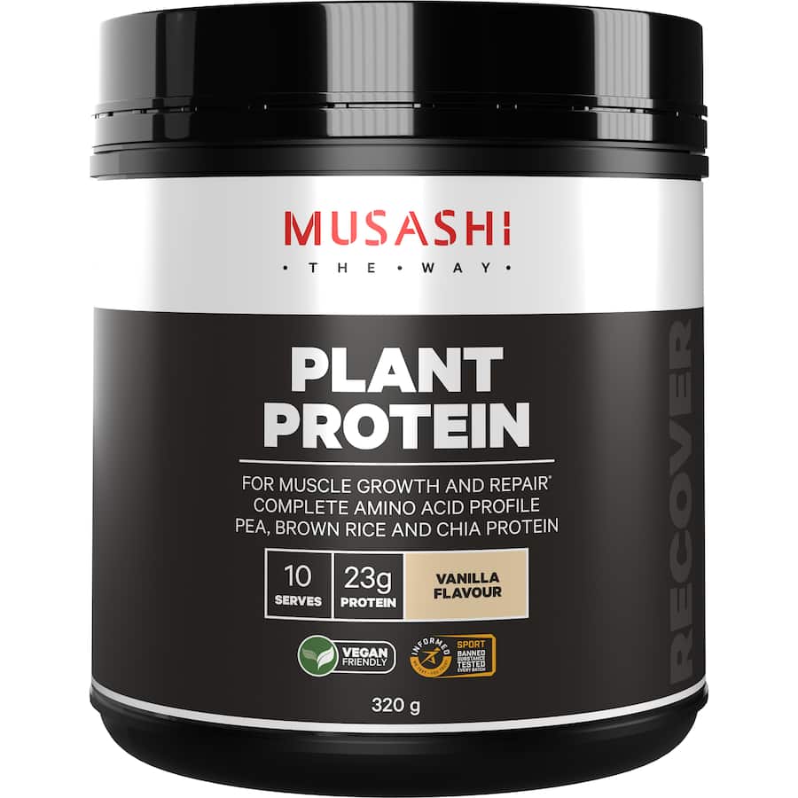 Musashi Plant Protein Powder Vanilla