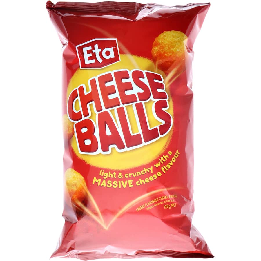 Eta Cheese Balls Corn Snacks 120g