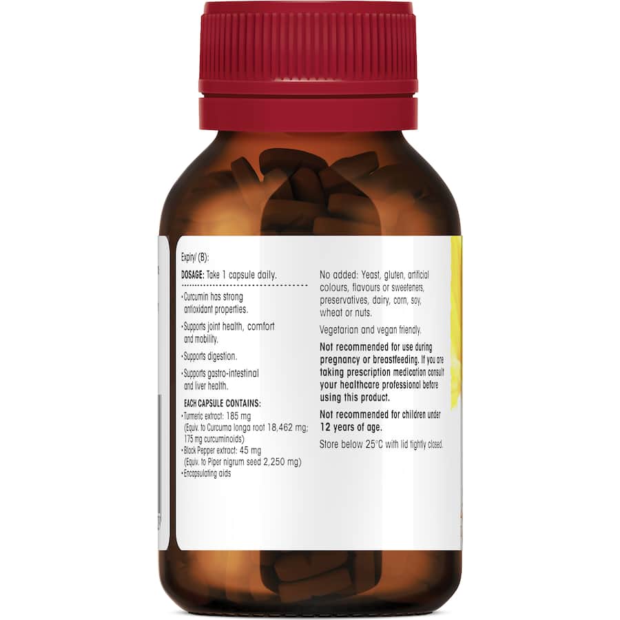 Red Seal Turmeric Capsules 45pack