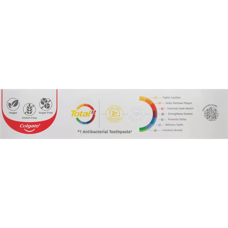 Colgate Total Antibacterial Toothpaste Whitening Value Pack