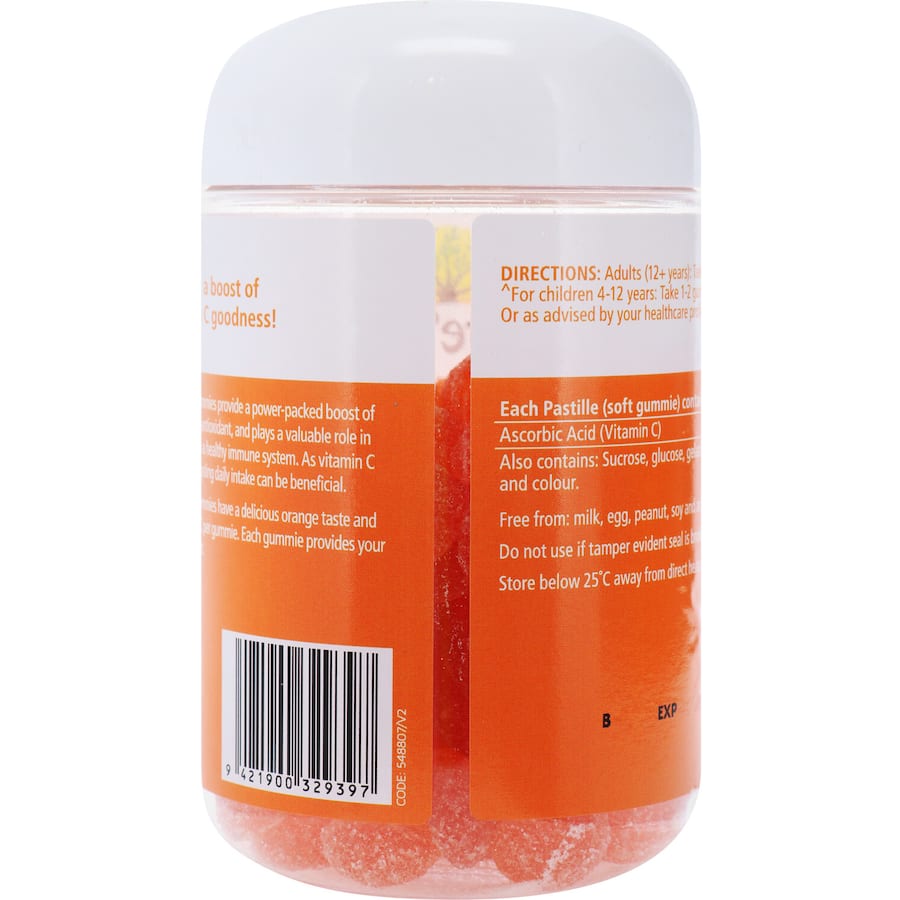 Natures Way Adults Vita Gummies Vitamin C Orange Flavour Pastilles 120pack