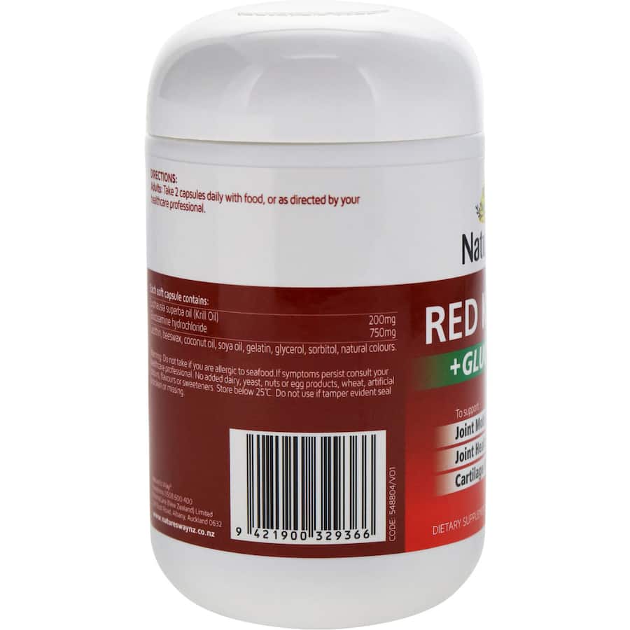 Natures Way Krill Oil Red Plus Glucosamine 60pack
