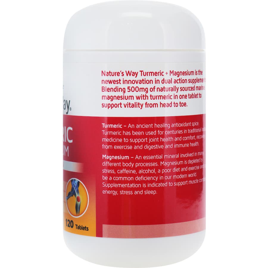 Natures Way Turmeric Plus Magnesium 120pack